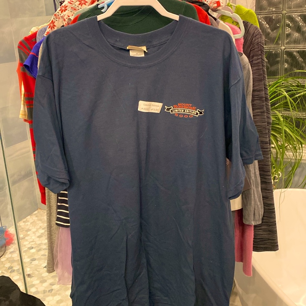 Limited edition Mount Rushmore tshirt - # 4332 out of 5000 shirts